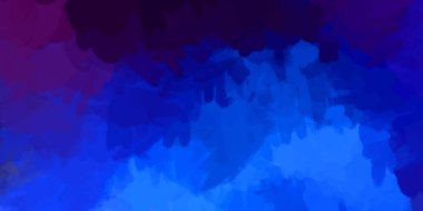 Yaratıcı soyut resim. Artistik fırça darbeleriyle donatılmış. Renkli ve canlı bir illüstrasyon. boyalı sanat.