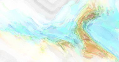Modern fırça darbeleri. Pastel renklerde suluboya resim. Poster, duvar sanatı, afiş, kart, kitap kapağı veya ambalaj için sakinleştirici kompozisyonun yumuşak renkli çizimi. 