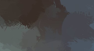 Fırça darbesi ile boyanmış. Sanatsal canlılık ve renkli duvar kâğıdı. Kaotik resim. Taranmış Boyalı Soyut Arkaplan. 