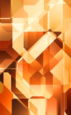 Renkli ve canlı geometrik şekiller katmanları var. Bir teknoloji planının dijital illüstrasyonu. Gelecekçi tasarım şablonu.