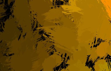 Vahşi fırça darbeleriyle yaratıcı soyut resim. Artistik fırça darbeleriyle donatılmış. Renkli ve canlı bir tasvir. Boyalı sanat.