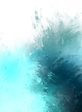 Yaratıcı soyut resim. Artistik fırça darbeleriyle donatılmış. Renkli ve canlı bir illüstrasyon. boyalı sanat