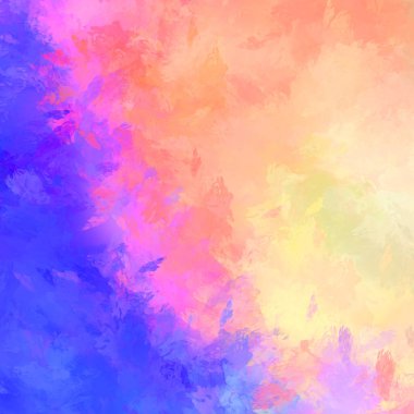 Boya darbeleri. 2D İllüstrasyon. Taranmış Boyalı Soyut Arkaplan. Fırça darbesi ile boyanmış. Modern sanat.