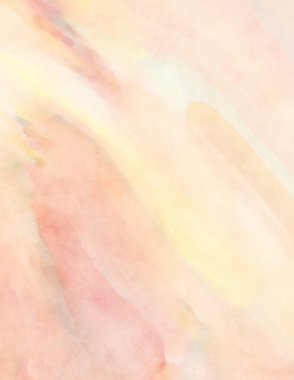 Yumuşak suluboya duvar kağıdı. Hafifçe fırçalanmış renkleri olan sanatsal bir resim. Pastel renkler arkaplana dokunmuş. Soyut duvar sanatı..