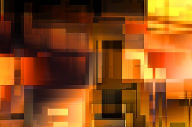 Fütürist soyut geometrik duvar kağıdı. Geometrik renkli şekiller. Dikdörtgen şekilli arka plan. Bir teknolojinin dijital illüstrasyonuName.