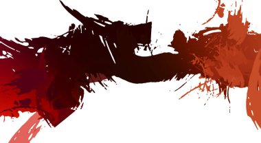 resmedilmiş sanat eseri. fırçalanmış canlı duvar kağıdı. Eşsiz ve yaratıcı illüstrasyon. Renkli fırça darbelerinin soyut arkaplanı. 