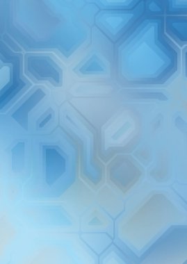 Renkli ve canlı geometrik şekiller katmanları var. Bir teknoloji planının dijital illüstrasyonu. Gelecekçi tasarım şablonu.