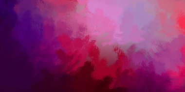 Fırça darbesi ile boyanmış. Sanatsal canlılık ve renkli duvar kâğıdı. Kaotik resim. Taranmış Boyalı Soyut Arkaplan. 