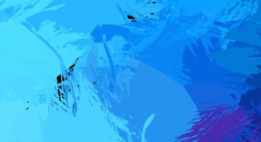 Sanatsal soyut arkaplan. Doku boyalı duvar kağıdı. Boya darbeleriyle yaratıcı bir illüstrasyon. Fırça desenli resim.