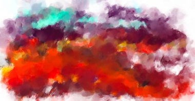 Çılgın suluboya şablonu. Yaratıcı soyutlama. Modern sanat eserleri. 2D çizim. Dijital doku duvar kağıdı. Sanatsal sulu arkaplan malzemesi. 