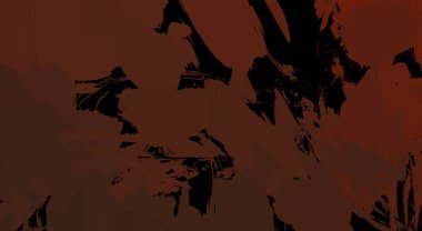 Sanatsal soyut arkaplan. Doku boyalı duvar kağıdı. Boya darbeleriyle yaratıcı bir illüstrasyon. Fırça desenli resim.