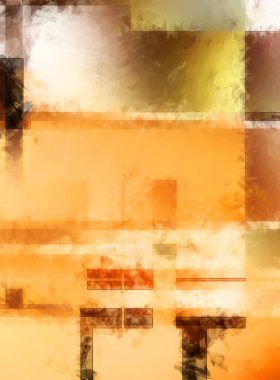 Modern sanat. Renkli çağdaş sanat eserleri. Renkli boya darbeleri. Soyut arkaplanda fırça darbeleri. Fırça boyası. Eşsiz duvar sanatı.