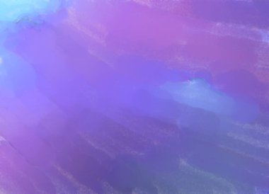 Yumuşak suluboya duvar kağıdı. Hafifçe fırçalanmış renkleri olan sanatsal bir resim. Pastel renkler arkaplana dokunmuş. Soyut duvar sanatı..