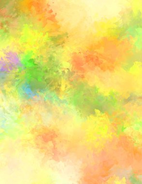 Duvar sanatı Eşsiz ve yaratıcı illüstrasyon. Fırça darbesi ile boyanmış. Renkli fırça darbelerinin soyut arkaplanı. Fırçalanmış canlı duvar kâğıdı. Boyalı sanatsal yaratım.