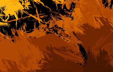 Sanatsal soyut arkaplan. Doku boyalı duvar kağıdı. Boya darbeleriyle yaratıcı bir illüstrasyon. Fırça desenli resim.