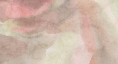 Pastel renklerde suluboya resim. Poster, duvar sanatı, afiş, kart, kitap kapağı ya da ambalaj için rahatlatıcı kompozisyonun yumuşak renkli çizimi. Modern fırça darbeleri resim.