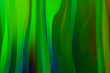 Soyut arkaplan. Renkli dalgalı tasarım duvar kağıdı. yaratıcı grafik 2D çizim. Dinamik şekilli modaya uygun sıvı örtüsü.