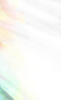 Yumuşak suluboya duvar kağıdı. Hafifçe fırçalanmış renkleri olan sanatsal bir resim. Pastel renkler arkaplana dokunmuş. Soyut duvar sanatı..