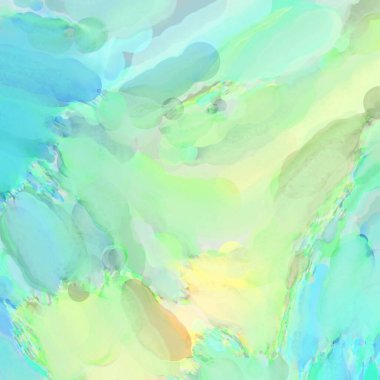 Soyut doku. Yüzeyde etkileyici el yapımı suluboya. Suluboya fırça darbeleri. Modern sanat. Çok renkli arkaplan. Çağdaş duvar sanatı. Renkli bir fon. 2d illüstrasyon.