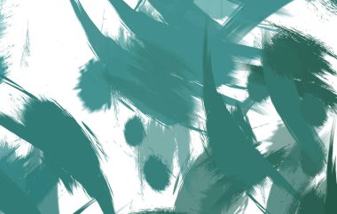 Renkli fırça darbelerinin 2B çizimi. Dekoratif doku resmi. Canlı boya desenli arka plan. Kaotik fırça darbeleri resim.