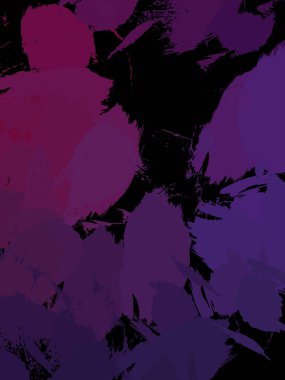 Duvar sanatı Eşsiz ve yaratıcı illüstrasyon. Fırça darbesi ile boyanmış. Renkli fırça darbelerinin soyut arkaplanı. Fırçalanmış canlı duvar kâğıdı. Boyalı sanatsal yaratım.