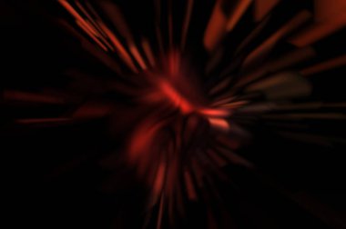 Işık parçacık izleri. Parlayan parçacıkları ve çizgileri olan ışık patlaması yıldızı. Güzel hareketli soyut ışın arkaplanı.