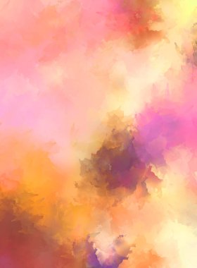 Sanatsal soyut arkaplan. Doku boyalı duvar kağıdı. Boya darbeleriyle yaratıcı bir illüstrasyon. Fırça desenli resim.