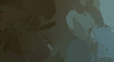 Fırça darbesi ile boyanmış. Sanatsal canlılık ve renkli duvar kâğıdı. Kaotik resim. Taranmış Boyalı Soyut Arkaplan. 