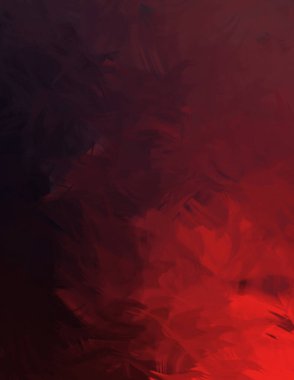 Renkli fırça darbelerinin 2D çizimi. Dekoratif desenli resim. canlı boya desenli arkaplan.