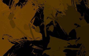 Sanatsal soyut arkaplan. Doku boyalı duvar kağıdı. Boya darbeleriyle yaratıcı bir illüstrasyon. Fırça desenli resim.