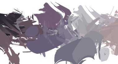 resmedilmiş sanat eseri. fırçalanmış canlı duvar kağıdı. Eşsiz ve yaratıcı illüstrasyon. Renkli fırça darbelerinin soyut arkaplanı. 