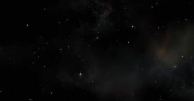 Galaksi uzayındaki yıldız alanı renkli nebula ile. Uzayın derinliklerinin bilim kurgu geçmişi. Ruhsal duvar kağıdı.