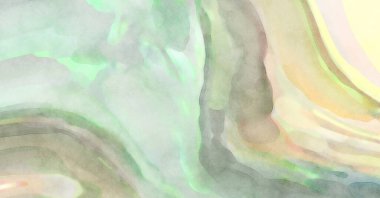 El yapımı sürreal soyut desenli suluboya. Modern sanatsal resim. 2D çizim. Arkaplan boyası karışımı. Yaratıcı duvar sanatı. Çağdaş sanat