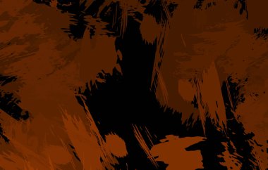 Sanatsal soyut arkaplan. Doku boyalı duvar kağıdı. Boya darbeleriyle yaratıcı bir illüstrasyon. Fırça desenli resim.