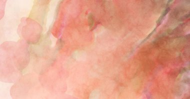 Yumuşak suluboya duvar kağıdı. Hafifçe fırçalanmış renkleri olan sanatsal bir resim. Pastel renkler arkaplana dokunmuş. Soyut duvar sanatı..