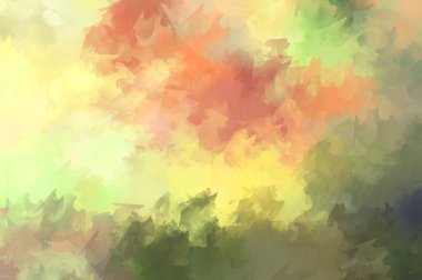 Sanatsal soyut arkaplan. Doku boyalı duvar kağıdı. Boya darbeleriyle yaratıcı bir illüstrasyon. Fırça desenli resim.