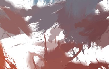 Renkli fırça darbelerinin 2B çizimi. Dekoratif doku resmi. Canlı boya desenli arka plan. Kaotik fırça darbeleri resim.