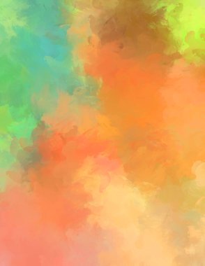 Modern sanat. Taranmış Boyalı Soyut Arkaplan. Fırça darbesi ile boyanmış. Boya darbeleri. 2B Görüntü.