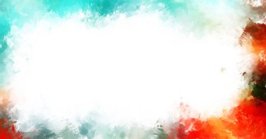 Modern sanat. Taranmış Boyalı Soyut Arkaplan. Fırça darbesi ile boyanmış. Boya darbeleri. 2B Görüntü