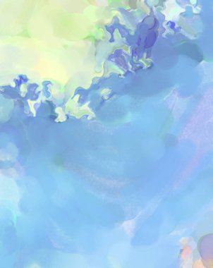 Taranmış Boyalı Soyut Arkaplan. Fırça darbesi ile boyanmış. Boya darbeleri. 2B Görüntü.