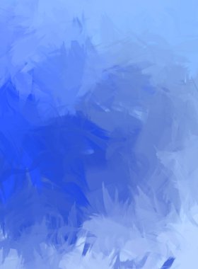 Renkli fırça darbelerinin 2D çizimi. Dekoratif desenli resim. canlı boya desenli arkaplan.