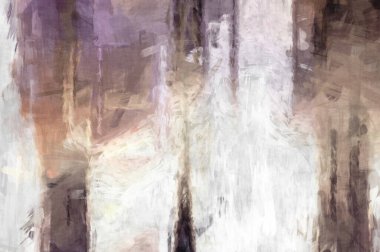 Soyut arkaplanda pürüzlü fırça darbeleri. Fırça boyası. Renkli boya darbeleri. Eşsiz duvar sanatı. Tuvaldeki modern sanat. Renkli çağdaş sanat eserleri. 