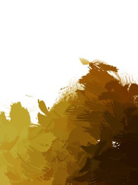 Taranmış Boyalı Soyut Arkaplan. Vahşi kaotik fırça darbeleri. Boya darbeleri. 2D İllüstrasyon. Fırça darbeli resim. 