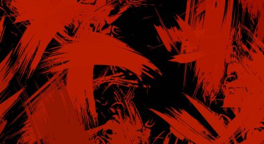 Sanatsal soyut arkaplan. Doku boyalı duvar kağıdı. Boya darbeleriyle yaratıcı bir illüstrasyon. Fırça desenli resim.