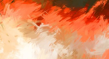 Renkli fırça darbelerinin soyut arkaplanı. fırçalanmış canlı duvar kağıdı. resmedilmiş sanat eseri. Eşsiz ve yaratıcı illüstrasyon.