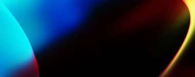 Soyut arkaplan. Değişken renk değişim dalgaları, dinamik hareketlerle. Işık dalgalarının neon renkli soyut tasarımı. Duvar kağıdı, afiş, arkaplan, kart, kitap illüstrasyonu, web sitesi.