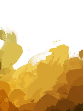 Taranmış Boyalı Soyut Arkaplan. Vahşi kaotik fırça darbeleri. Boya darbeleri. 2D İllüstrasyon. Fırça darbeli resim. 