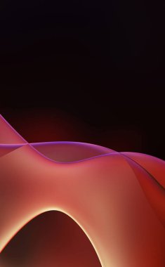 Soyut arkaplan. Değişken renk değişim dalgaları, dinamik hareketlerle. Işık dalgalarının neon renkli soyut tasarımı. Duvar kağıdı, afiş, arkaplan, kart, kitap illüstrasyonu, web sitesi.