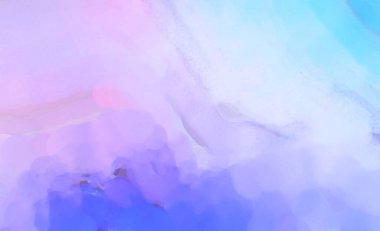 Pastel renklerde suluboya resim. Poster, duvar sanatı, afiş, kart, kitap kapağı ya da ambalaj için rahatlatıcı kompozisyonun yumuşak renkli çizimi. Modern fırça darbeleri resim.