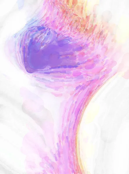 Modern Brush Strokes Painting Watercolor Abstract Painting Pastel Colors Soft — Stock Photo, Image
